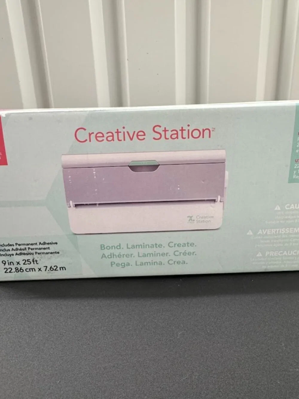 Xyron Creative Station Model 624632 Sticker Maker &Laminating Machine Hand Crank